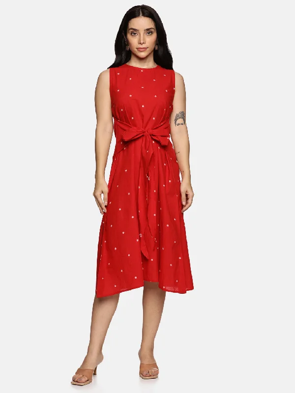 Price Meltdown Women Floral Printed Round Neck A-Line Dress