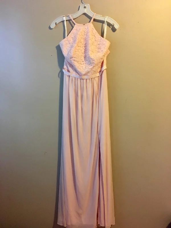 Discount Deals David's Bridal Long Lace Mesh High/F19608