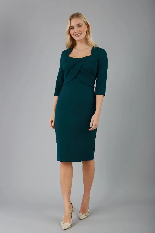 Clearance Items Lantana Dress - Forest Green