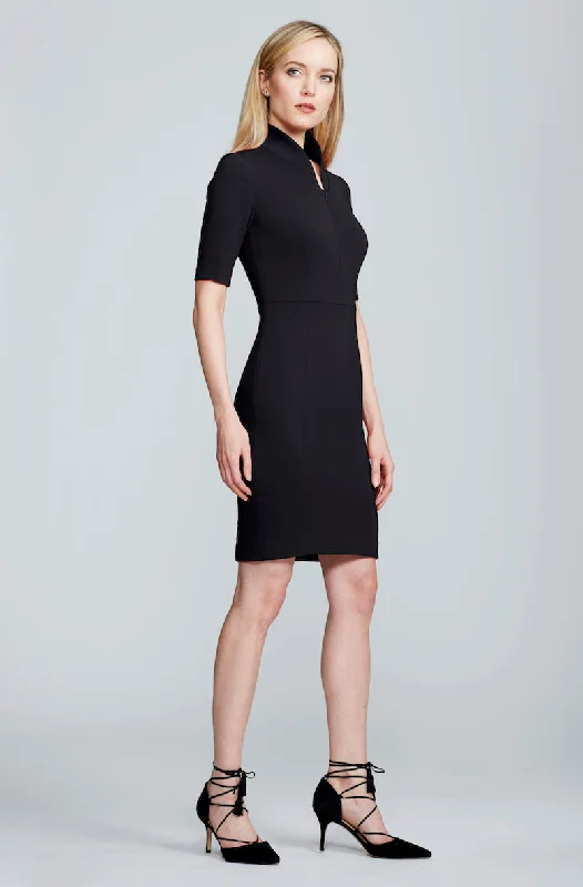 Best Deals Sleeved Evelyn Dress - Black