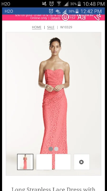 Closeout David's Bridal
