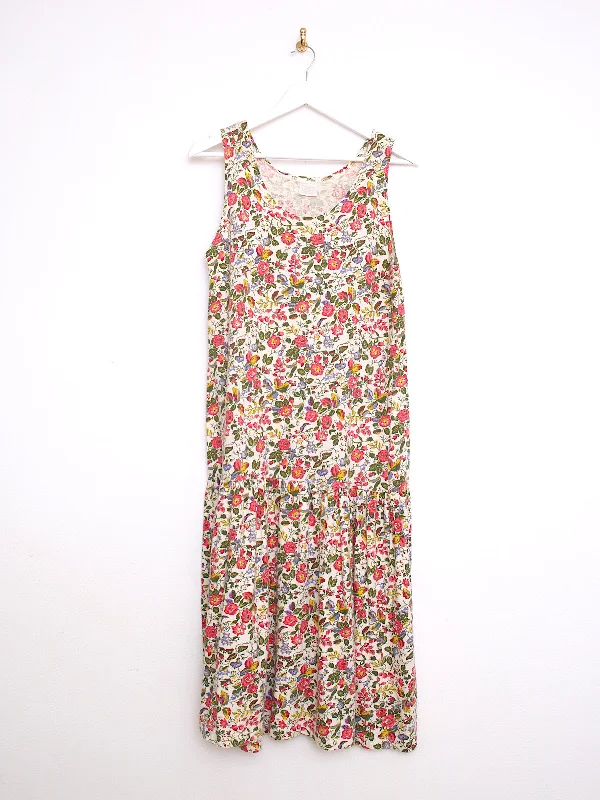 Special Buy Vintage pretty floral dress cotton sleeveless