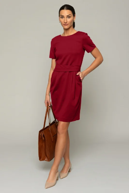 Early Bird Discount Eloise Dress - Ruby