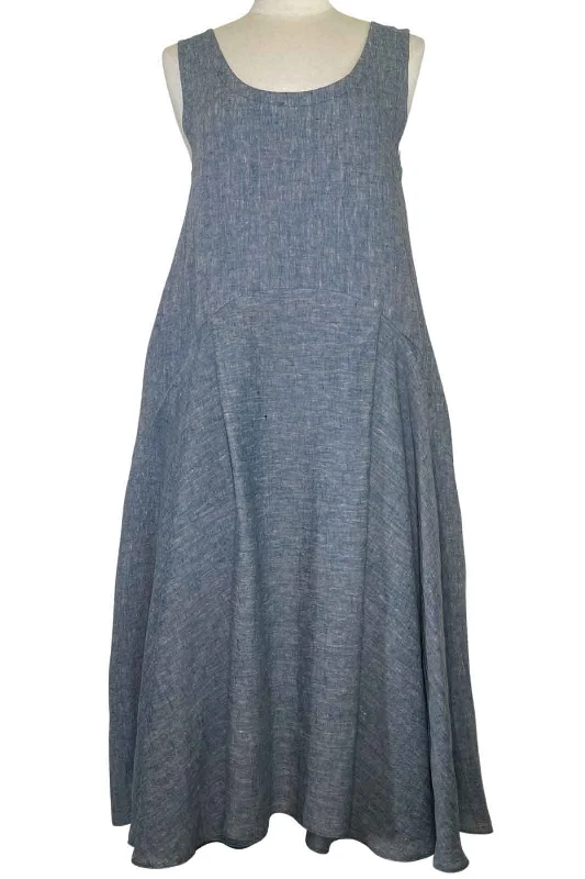 Online Only Layercake Linen Wave Dress - Made to Order
