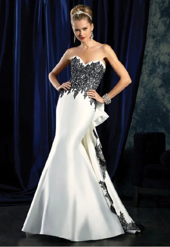 Discount Days Alfred Angelo Diamond black/White mikado 400 vintage