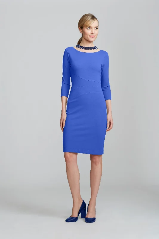 Deep Discounts Lydia Dress - Lapis Blue