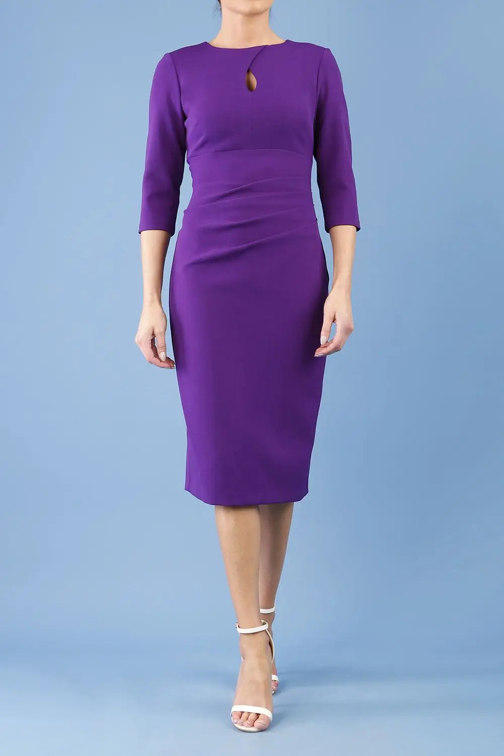 Now or Never Ubrique Dress - Deep Purple