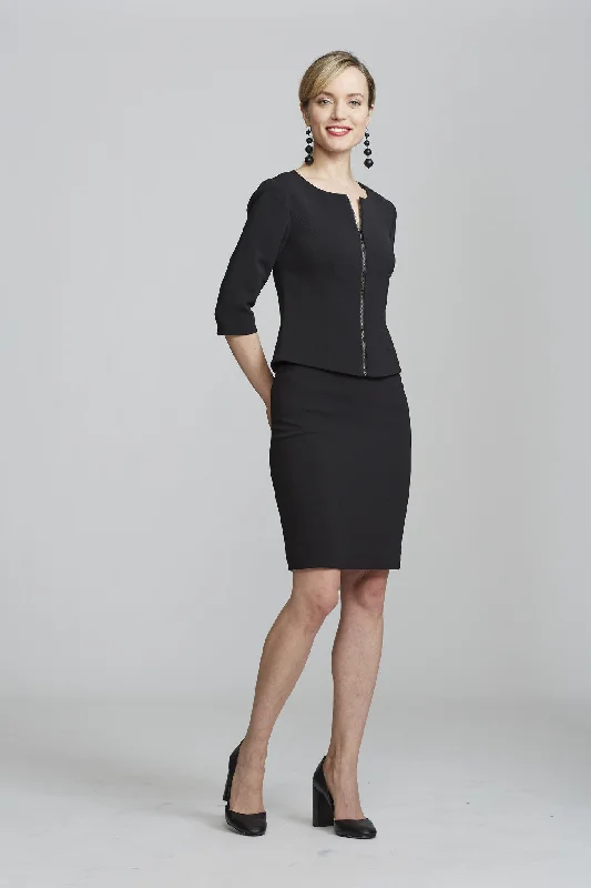 Hurry In Chelsea Skirt - Black