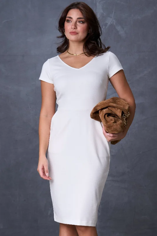 Mega Sale The Aria Dress Ivory