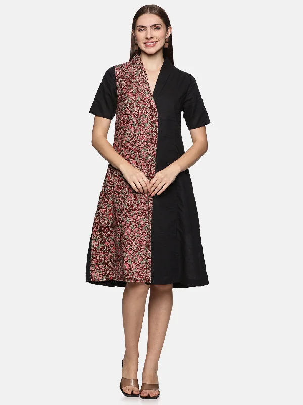 While Supplies Last Kalamkari Printed Cotton Wrap Dress