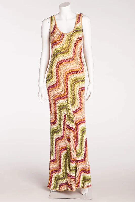 Exclusive Deal Missoni - Multicolor Maxi  Dress  IT 42