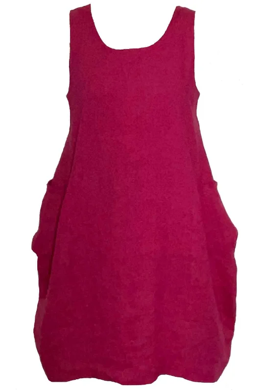 Flash Sale Layercake Linen Tulip Dress - Ready to Ship