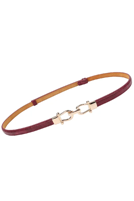 Super Savings Ideal Smart Belt - Red Leather