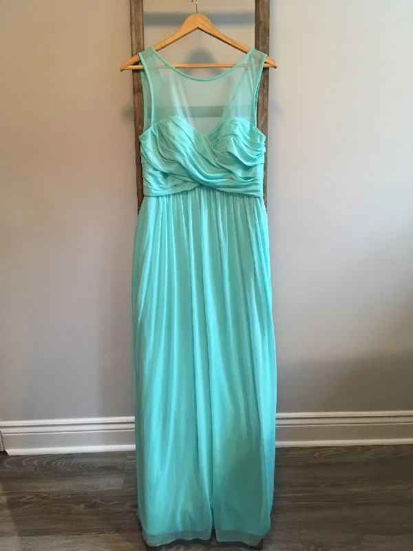 Super Savings David's Bridal Long Illusion Neck