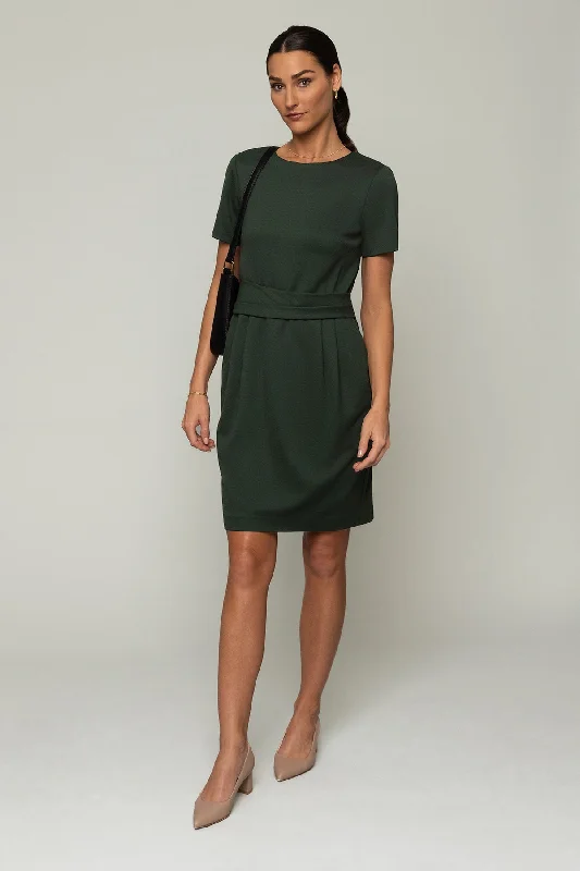 Extra Savings Eloise Dress - Forest Green