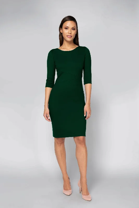 Exclusive Savings Lydia Dress - Forest Green
