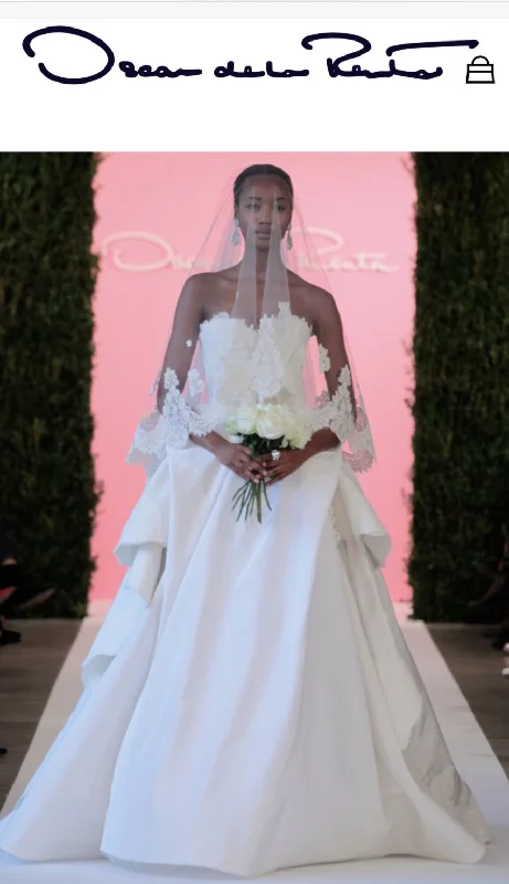Markdown Madness Oscar de la Renta Cassandra wedding dress