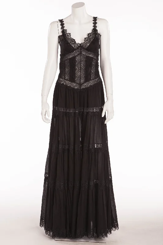 Final Sale Ibiza - Sleeveless Long Black Dress