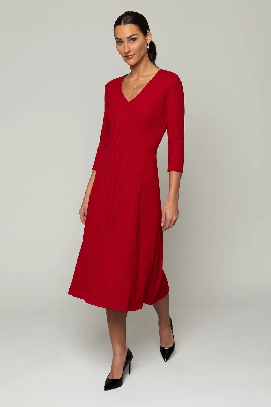 Hurry In Faith Dress - Bright Red