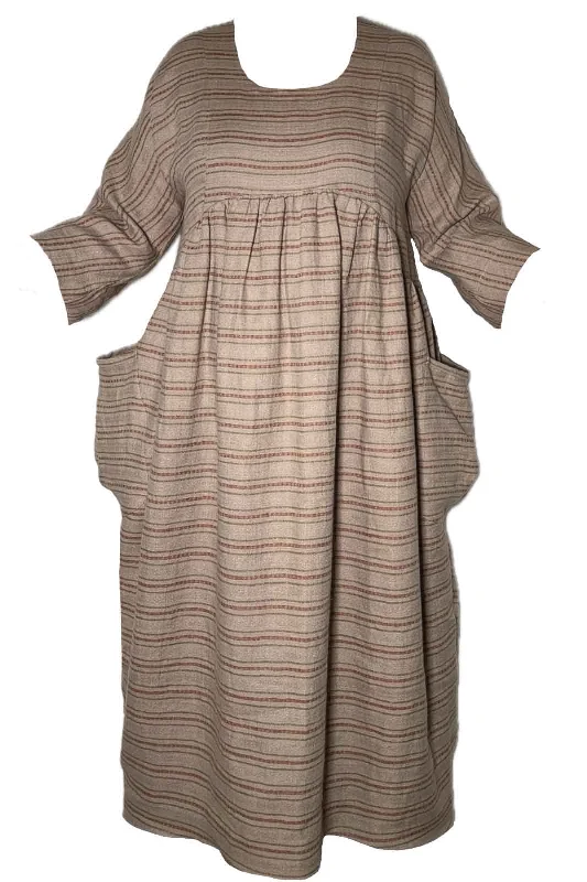 Doorbuster Deal Layercake Linen Gather Dress - Ready to Ship