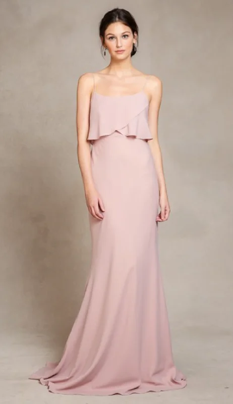 Year-End Sale Jenny Yoo Blake Crepe De Chine Chai Style 1510 Size 4