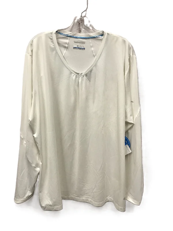 Clearance Event Athletic Top Long Sleeve Crewneck By Columbia  Size: 3x