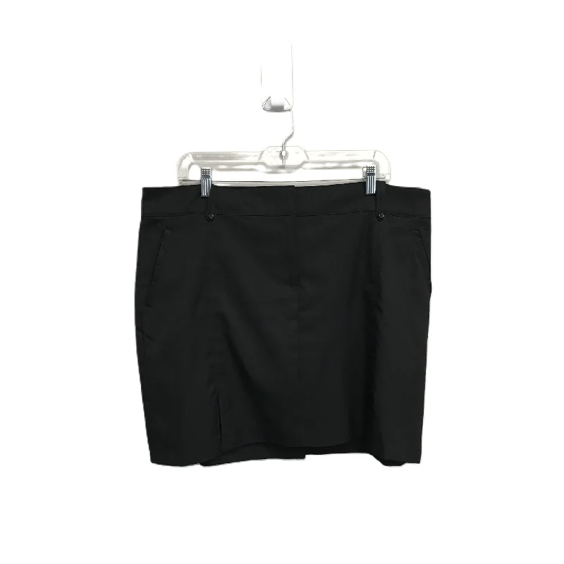 Best Bargains Black Athletic Skort By Izod, Size: Xl