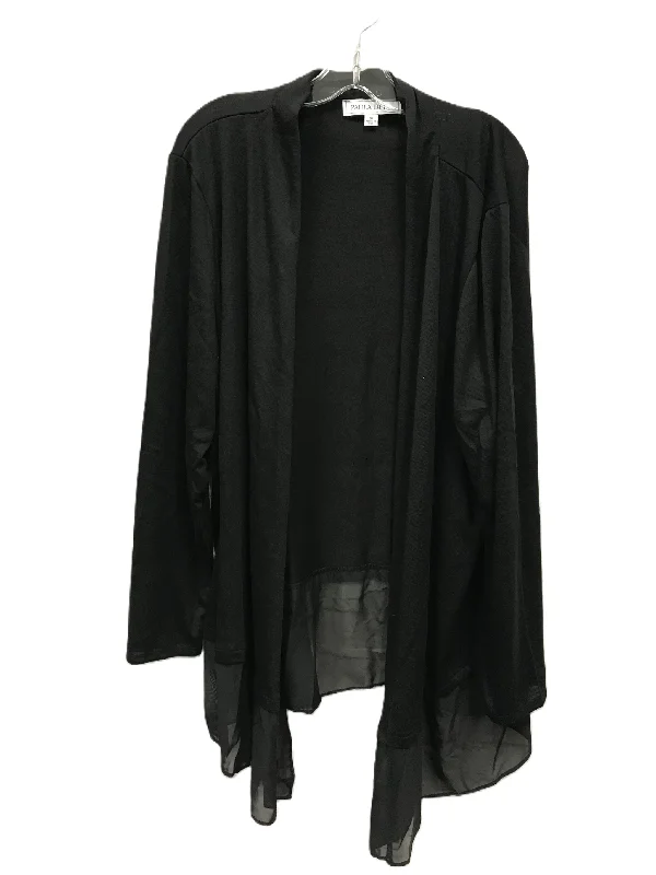 Special Price Black Cardigan By Paula dean, Size: 3x