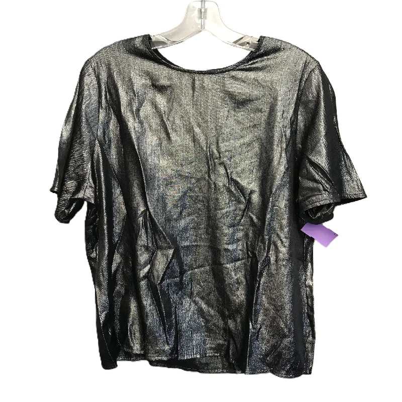 Extra Discounts Black Top Short Sleeve By Express, Size: L