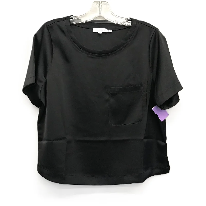 Unmissable Offer Black Top Short Sleeve By Good American, Size: S