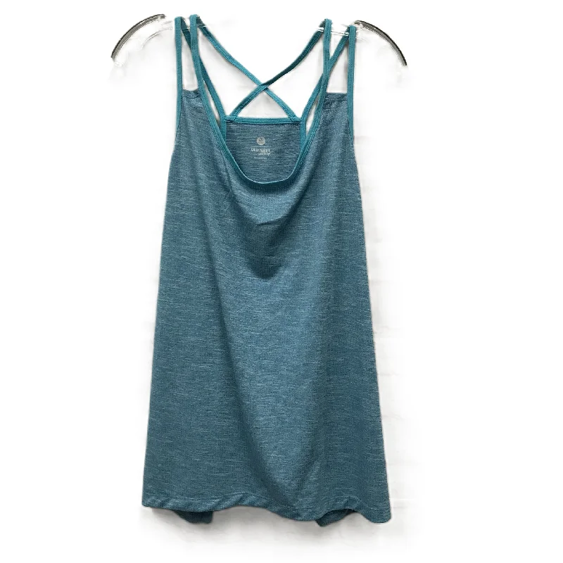 Final Sale Blue Athletic Tank Top By Old Navy, Size: 2x