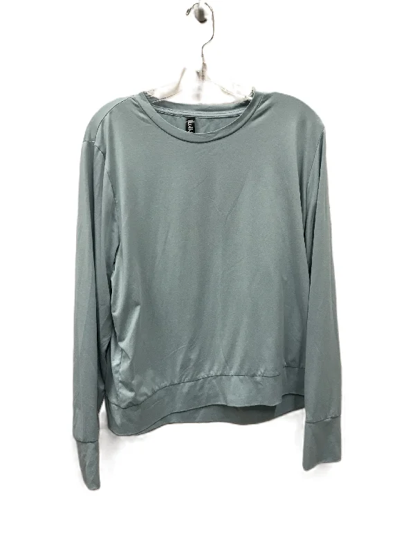 Lowest Prices Blue Athletic Top Long Sleeve Collar By Lukka, Size: Xl
