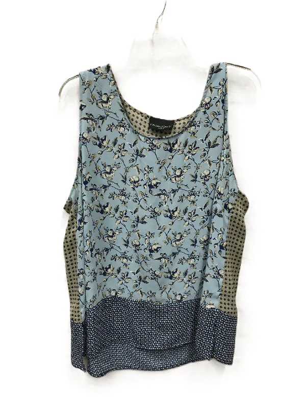 Sneak Peek Sale Blue Top Sleeveless By Cynthia Rowley, Size: 2x