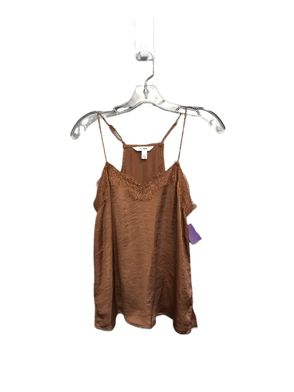 Savings Bonanza Brown Top Sleeveless By Nine West, Size: S