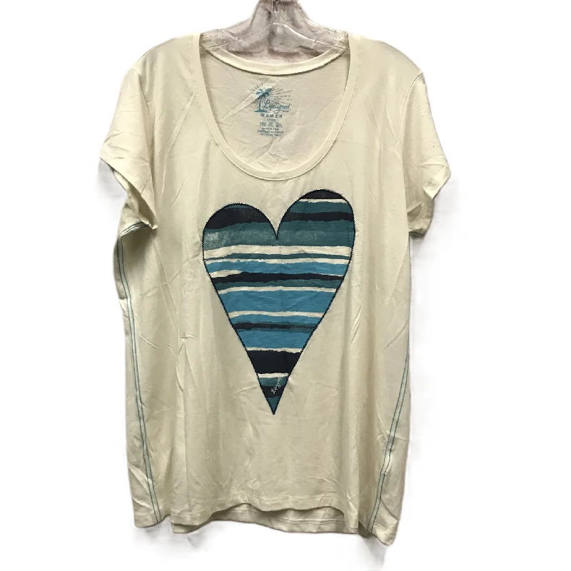 Buy More, Save More Cream Athletic Top Short Sleeve By Life Is Good, Size: Xxl