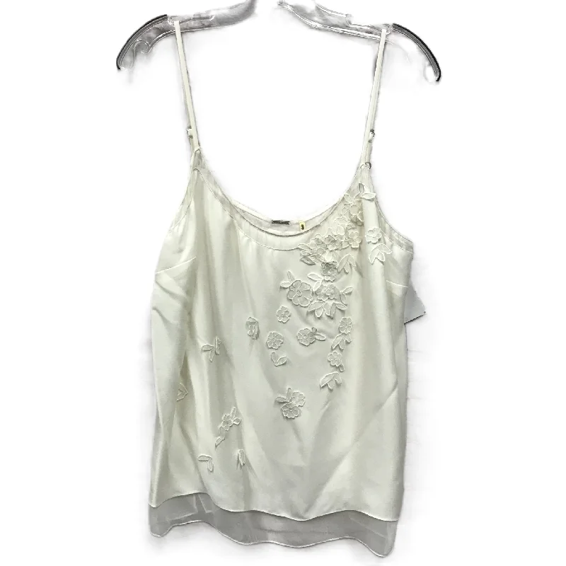 Best Bargains Cream Top Sleeveless By Elie Tahari, Size: Xl