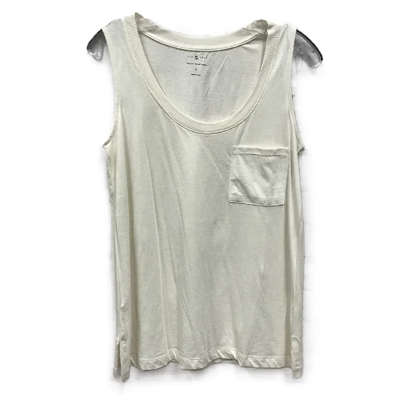 Online Exclusive Cream Top Sleeveless By Lou And Grey, Size: S