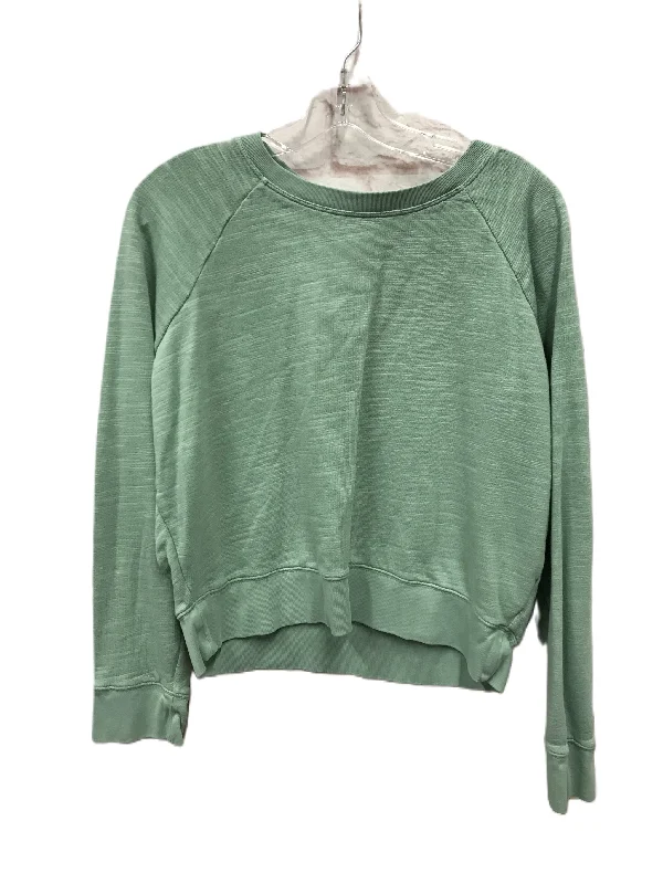 Big Savings Green Athletic Sweatshirt Crewneck By J. Crew, Size: M