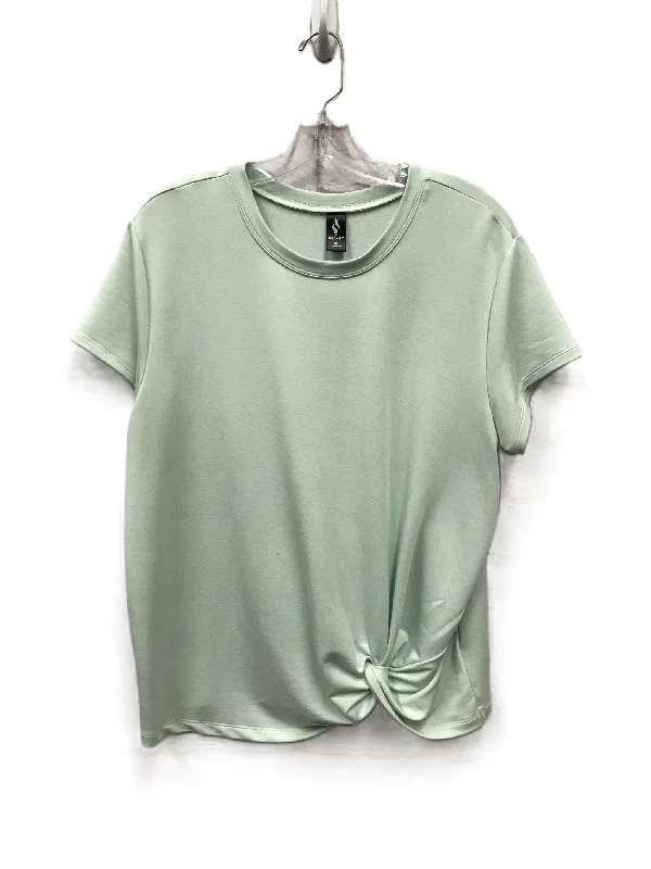 Must-Have Deals Green Athletic Top Short Sleeve By Skechers, Size: Xl