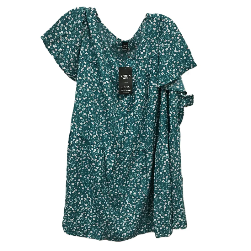 Clearance Event Green Top Short Sleeve By Shein