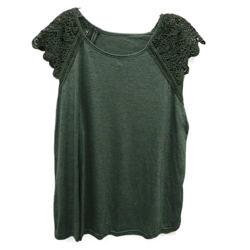 Price Smash Green Top Short Sleeve By Shein, Size: 4x