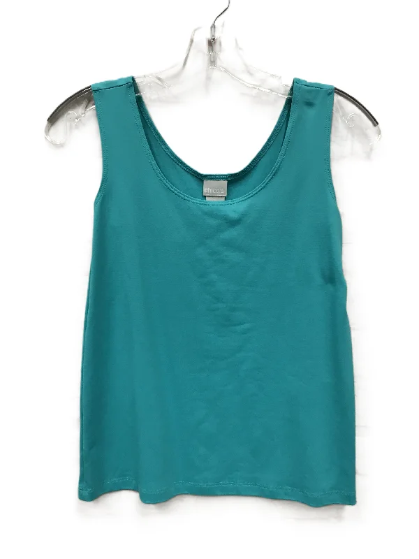 Lowest Price Green Top Sleeveless By Chicos, Size: S