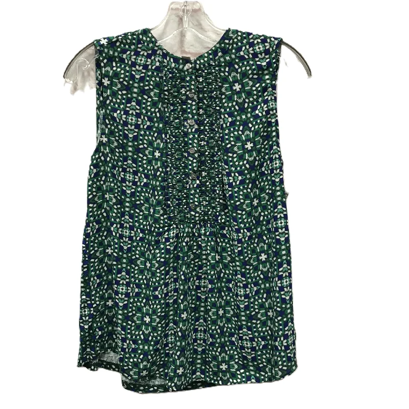 Savings Galore Green Top Sleeveless By Loft, Size: S