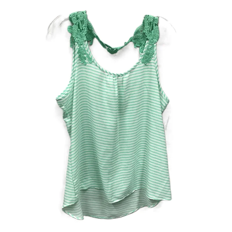 Warehouse Sale Green Top Sleeveless By Maurices, Size: L