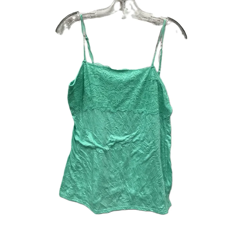 Overstock Sale Green Top Sleeveless By Maurices, Size: Xl