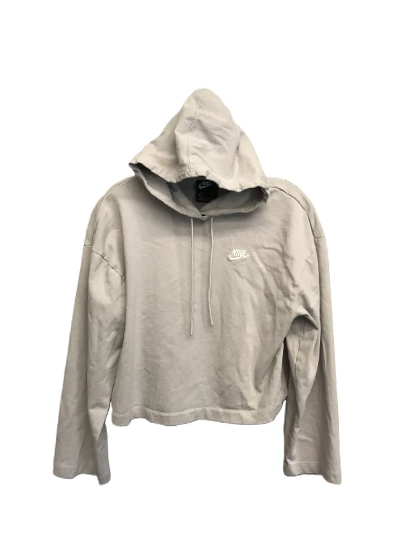 Midnight Madness Grey Athletic Sweatshirt Hoodie By Nike Apparel, Size: S