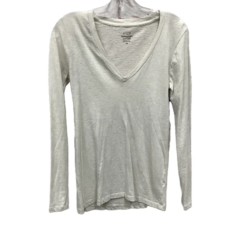 Discount Days Grey Top Long Sleeve Basic By J. Crew, Size: Xs