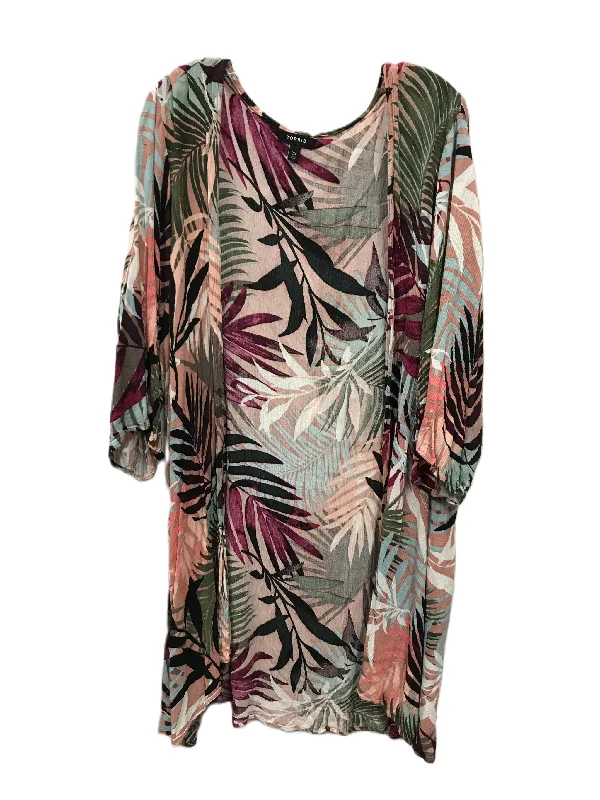 Exclusive Preview Multi-colored Kimono By Torrid, Size: 3x