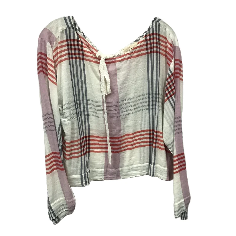 Price Meltdown Multi-colored Top Long Sleeve By Cloth & Stone, Size: L
