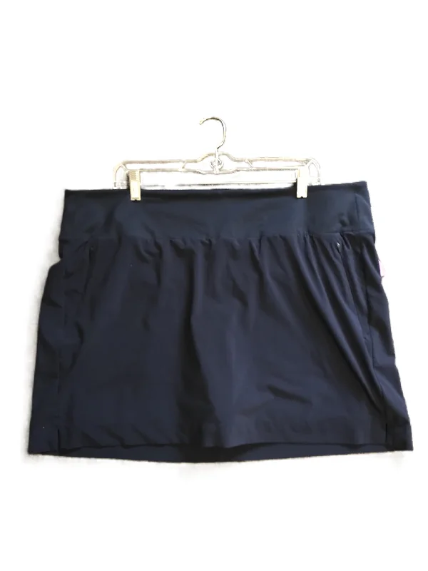 Grand Opening Sale Navy Athletic Skort By Athleta, Size: 1x